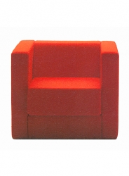 Bauhaus-Kubus Sessel D1 von Peter Keler