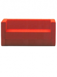 Bauhaus-Kubus-Sofa 3-sitzig D1/3 von Peter Keler