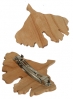 Haarspange Ginkgoblatt aus Esche