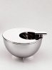 Bauhaus Aschenschale Marianne Brandt Edelstahl Alessi