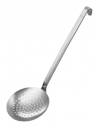 Haken-Schaumlöffel grob gelocht D 10cm Rösle
