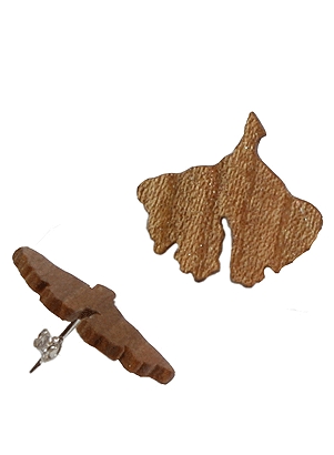 Ohrstecker Paar Ginkgoblatt